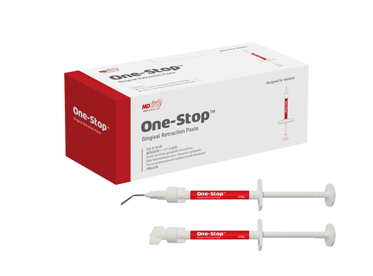 One-Stop™ Gingival Retraction & Hemostatic Paste | 0.85g × 7