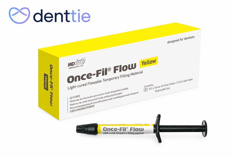 Once-Fil® Flow Light-Cured Temporary Filling Material | 1.2ml × 5